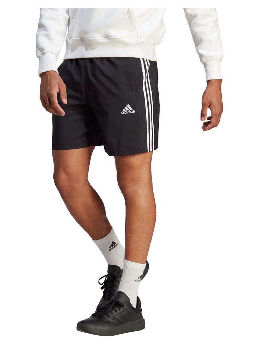ADIDAS ORIGINAL M 3S CHELSEA MULTI SPORT SHORT MEN’S -BLACK/ WHITE